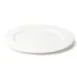 Browne USA 5630110 China Plate, 10.75" Round White Porcelain with Wide Rim, Vitrified - Dozen 1 image