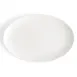 Browne USA 5630117 Oval China Plate, 12" x 8" Coupe Rim, White Vitrified Porcelain - Dozen 2 image