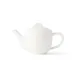 Browne USA 5630133 - 450ml White Porcelain Tea Pot, 7.5"x4.25"x4.75" with Lid 1 image