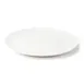 Browne USA 5630166 Round 10" White Vitrified High Alumina Porcelain Coupe Rim Plate - Dozen 1 image