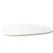 Browne USA 5630170 Oval Plate, 13.250" (33.7x19.2 cm) High-Alumina Porcelain, White - Dozen 1 image