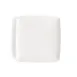 Browne USA 5630190 Square Plate, 8" (20.5 cm) White High‑Alumina Porcelain Coupe Rim - Dozen 2 image