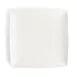 Browne USA 5630191 China Plate, 10.25" Square Coupe Rim, White High‑Alumina Porcelain - 1 Dozen 2 image