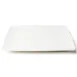 Browne USA 5630191 China Plate, 10.25" Square Coupe Rim, White High‑Alumina Porcelain - 1 Dozen 1 image