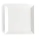 Browne USA 5630193 China Plate, 10" Square White Porcelain, Wide Rim - Dozen 2 image