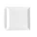 Browne USA 5630194 China Plate, 8.5" Square White Porcelain With Wide Rim, - Dozen 2 image