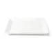 Browne USA 5630194 China Plate, 8.5" Square White Porcelain With Wide Rim, - Dozen 1 image