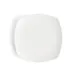 Browne USA 5630196 China Plate, 8.5" Rounded Square Coupe Rim, White Vitrified Porcelain - Dozen 2 image