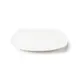 Browne USA 5630196 China Plate, 8.5" Rounded Square Coupe Rim, White Vitrified Porcelain - Dozen 1 image
