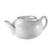 Browne USA 563933 - 16 oz White Porcelain Teapot, 7‑3/10" × 3" Size, With Strainer, Coffee Service 1 image