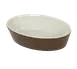 Browne USA 564004BR - Oval Stoneware Baking Dish, 9 Oz, 6" x 4" x 1-1/2", Brown 1 image