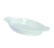 Browne USA 564011 Lasagna Baker Au Gratin Dish, 9-1/2" x 4-1/2" x 4-3/10", 8 Oz White Ceramic 1 image