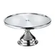 Browne USA 57125 Cake Stand, 12" Diameter x 7-1/8" Height, Stainless Steel, 7-9" Height Range 1 image