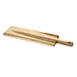 Browne USA 571643 Flight Serving Paddle – 19" x 5-7/10" Wood with Handle, Reversible, 3 Wells, 2 image