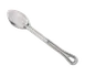 Browne USA 572151 - 15" Stainless Steel Serving Spoon, Mirror, Grooved Handle, Rib, 1.0 mm Thickness 1 image