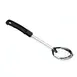 Browne USA 572352 - 15" Perforated Serving Spoon, Stainless Steel, Black Handle Hanging Hole, 1.5 mm 1 image