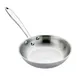 Browne USA 5724092 Fry Pan, 8" Dia x 1-1/2" H, Steel/Aluminum, Riveted Handle, Induction Ready, NSF 2 image