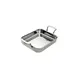 Browne USA 5724175 3-Qt Roasting Pan, 11" x 8" x 2" Stainless Steel, Induction Ready, Handles 1 image