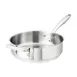 Browne USA 5724181 Thermalloy 3‑Qt Sauté Pan, 9‑1/2" Dia x 3" H Al Core Induction Ready No Cover 1 image