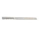 Browne USA 573151 Meat Carving Knife, 13.5" Stamped, Steel Handle, Mirror, Serrated, 2.5 mm Thick 1 image