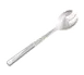 Browne USA 573156 Serving Spoon- 11"-3/5" Notched Handle, 2.5 mm Thick Stainless Steel, Mirror 1 image