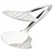 Browne USA 573190 Eclipse Serving Tongs, 12" Wide Tapered Handle, 18/8 Stainless Steel Mirror 1 image