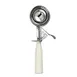 Browne USA 573310 Disher #10, 2‑3 oz, Steel Bowl, Ivory PP Thumb‑Press Handle, NSF 1 image