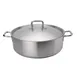 Browne USA 5734030 Elements Brazier, 30 qt 19" × 6.1" Stainless Steel Pot with Cover Induction‑Ready 1 image