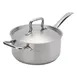 Browne USA 5734035 Sauce Pan, 5‑Qt (9‑2/5" Dia x 4‑1/2" H) Steel Handle Cover Induction Ready NSF 1 image