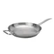 Browne USA 5734052 Fry Pan – 12.5" Dia x 2" H, Stainless Steel, Handle, Induction & Oven Safe, NSF 1 image