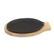 Browne USA 573720 Oval Cast Iron Skillet, 10" Black Platter, Non‑Stick, PFOA‑Free, Oven Safe 2 image