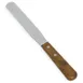 Browne USA 573826 Spatula, 6" Blade, 1" OAL, 18/8 Stainless Steel Blade, Walnut Wood Handle, Brown 1 image