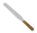 Browne USA 573830 Icing Spatula, 10" Blade, 1½" OAL, 18/8 Steel Blade, Wood Handle, Brown Finish 1 image