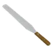 Browne USA 573832 - Icing Spatula, 12" Blade, 18/8 Stainless Steel, Walnut Wood Handle, Brown 1 image