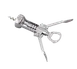 Browne USA 574081 Winged Corkscrew, 8.5" Length, Die‑Cast, Gear‑Level Silver Handle, Chrome Blade 1 image