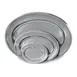 Browne USA 574185 Oval Stainless Steel Platter, 19-3/4" x 15-3/5", Rolled Edge, Dishwasher Safe 1 image