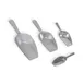 Browne USA 574255 Ice Scoop, 24‑Oz (710 ml), 14" Flat‑Bottom Cast Aluminum 2 image