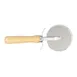 Browne USA 574262 Pizza Cutter, 9" x 4" Stainless Steel Wheel, Rust‑Proof Guard, Wood Handle 1 image