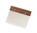 Browne USA 574264 Dough Scraper Cutter, 4" x 6" Stainless Steel Blade, Hardwood Handle, 6" Length 1 image