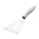 Browne USA 574380 - Grill Scraper, 4" Wide Steel Blade, White Nylon Handle Heat‑Res, NSF 1 image