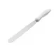 Browne USA 574386 - Spatula, 11" x 6" x 1" Steel Blade, White Nylon Handle, Heat‑Resistant 446°F, NSF 1 image