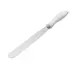 Browne USA 574392 Spatula, 12" Steel Blade, White Nylon Handle, Heat‑Resistant, Dishwasher Safe 1 image