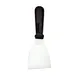 Browne USA 5744313 Griddle Scraper – 10" L, 3" Wide Steel Blade, 4.5" L x 3" W, Black Handle 1 image