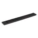 Browne USA 57486602 Bar Mat – 24" x 3" Rectangular Rubber Bar Drainer with End Well, Black 1 image