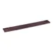 Browne USA 57486812 Bar Mat – 27" L x 3-3/10" W Rectangular Rubber Drainer with Wells at Both Ends 1 image