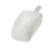 Browne USA 574873 Ice Scoop, 64 Oz (1.9 L) Flat-Bottom Plastic Scoop, White, Dishwasher Safe 1 image