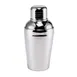 Browne USA 57502 3‑Pc Cocktail Shaker Set, 8 Oz, 2.7" Dia x 6" H, Stainless Steel, Satin‑Finish 1 image