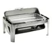 Browne USA 575137 Cadence Chafing Dish, 9‑Qt Rect, 26½" x 21½" Stainless Steel, Vented Roll Top 2 image