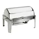 Browne USA 575137 Cadence Chafing Dish, 9‑Qt Rect, 26½" x 21½" Stainless Steel, Vented Roll Top 1 image