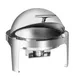 Browne USA 575138 Chafing Dish, 7-Qt Round, 22-1/2" x 20" Stainless Steel, Roll-Top Cover 2 image